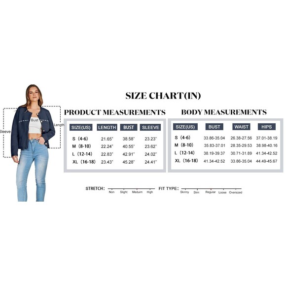 ANRABESS Women Cardigan Button Down Cropped Knit Sweater Jacket Small, Ivory - Picture 8 of 10